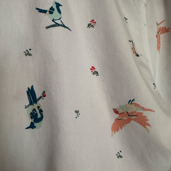 Lands' End 18W No Iron 100% Supima Cotton Short Sleeve Button Down Top - Picture 2 of 4